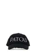 Patou Black Cotton Baseballkappe