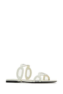 Valentino Garavani Ivory Pvc Valentino Garavani Chain 1967 Slippers