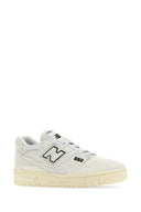 New Balance Ivory Canvas 550 Sneakers