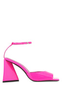 Der Attico Fluo Pink Leder Piper Sandalen
