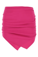 The Attico Tyrian Purple Stretch Polyester Mini Skirt