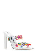 The Attico Embellished Pvc Nanci Mules
