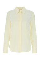 Camisa de crepe de Chloe Ivory