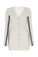 Chloe Ivory Wool Cardigan