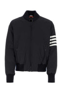 Thom Browne Midnight Blue Polyester gepolsterte Bomberjacke