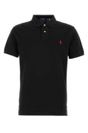 Polo Ralph Lauren Black Piquet Polo Shirt