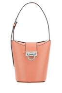 Salvatore Ferragamo Pastel Light Blue Leather Bucket Bag