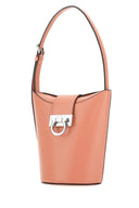Salvatore Ferragamo Pastel Light Blue Leather Bucket Bag