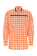 Prada Embroidered Poplin Shirt