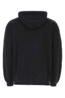 Vtmnts schwarze Baumwollmischung übergroßes Sweatshirt