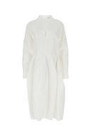 Bottega Veneta White Viscose Blend Dress