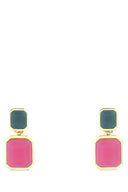 Saint Laurent Golden Metal Earrings