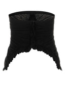 Saint Laurent Black Cupro Top