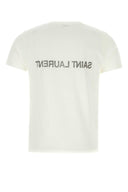 Saint Laurent White Cotton T Shirt