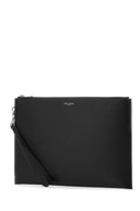 Saint Laurent Black Leather Pouch