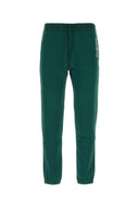 Saint Laurent Bottle Green Cotton Joggers