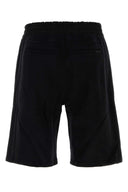 Saint Laurent Black Cotton Swimming Shorts