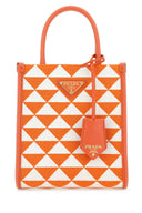 Prada bestickter Stoff Micro Symbole Handtasche