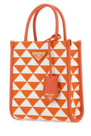 Prada bestickter Stoff Micro Symbole Handtasche