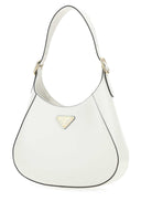 Prada White Leather Cleo Shoulder Bag