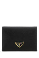 Prada-Geldbörse aus schwarzem Leder