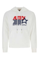 Sudadera de algodón blanca de Autry