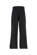Palm Angels Black Polyester Blend Pant