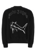 Palm Angels Nero Felpa di cotone