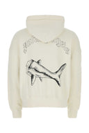 Palm Angels Ivory Cotton Sweatshirt
