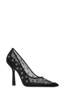 Alexander Wang Embellished Mesh Delphine Pumps