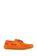 Saint Laurent Fluo Orange Wildleder -Asse -Laibers