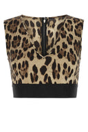 Dolce & Gabbana impreso Charmeuse Top