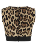 Dolce & Gabbana impreso Charmeuse Top