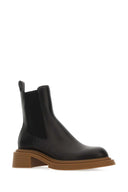Loewe Black Leather Chelsea Ankle Boots