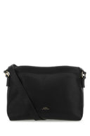 A.P.C. Black Synthetic Leather Ninon Crossbody Bag