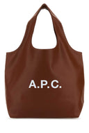A.P.C. Caramel Synthetic Leather Shopping Bag