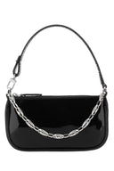 By Far Black Leather Mini Rachel Handbag