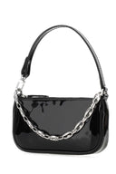 By Far Black Leather Mini Rachel Handbag
