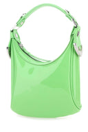 Borsa cosmo di cuoio verde di gran lunga verde