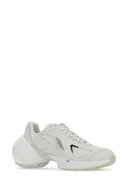 Givenchy White Mesh And Synthetic Leather Tk Mx Sneakers