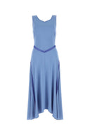 Koche Light Blue Viscose Dress