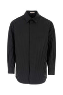 Valentino Garavani Black Tech Nylon Oversize Shirt