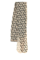 Valentino Garavani Embroidered Toile Iconographe Tulle Strass Jersey Collant