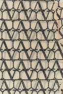 Valentino Garavani Embroidered Toile Iconographe Tulle Strass Jersey Collant