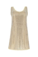 Prada Embellished Mesh Mini Dress
