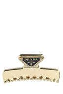 Prada Gold Metal Hair Clip