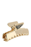 Prada Gold Metal Hair Clip