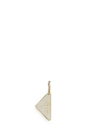 Prada Gold 925 Symbole de plata de arete derecho