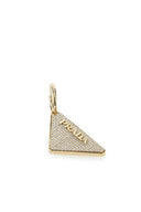 Prada Gold 925 Symbole de plata de arete derecho