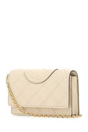 Tory Burch in pelle avorio frizione Fleming